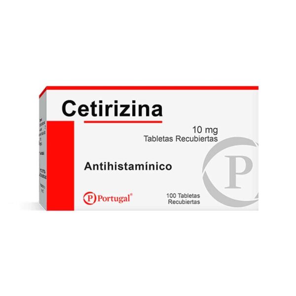 Cetirizina 10mg Tabletas recubiertas