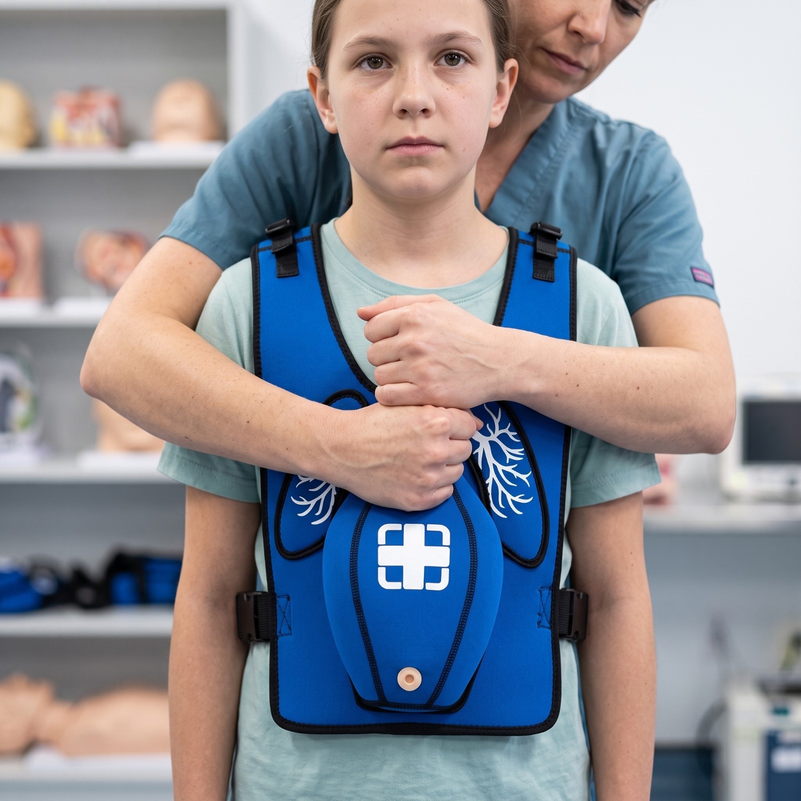 Chaleco de Entrenamiento para Procedimiento de Heimlich – Práctico