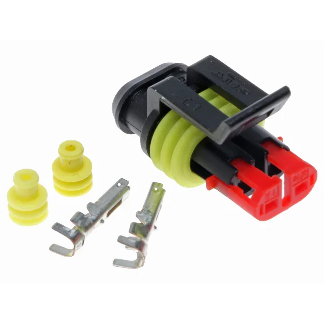 CONECTOR AUTOMOTRIZ AMP SUPERSEAL 1.5 2 PINES HEMBRA TE CONNECTIVITY 282080-1