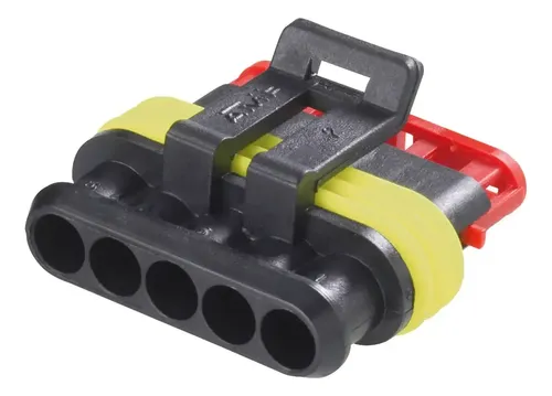 CONECTOR AUTOMOTRIZ AMP SUPERSEAL 1.5 5 PINES HEMBRA TE CONNECTIVITY 282089-1