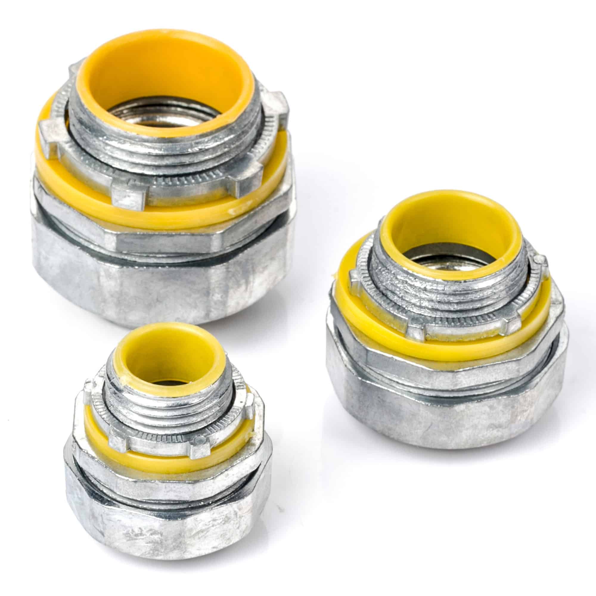 CONECTOR RECTO HERMÉTICO LIQUID TIGHT 2-1/2» PARA T/FLEXIBLE PVC CON UL