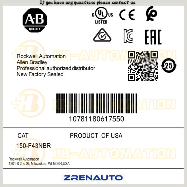 Controlador Inteligente de Motor Flex SMC 150-F43NBR AB - Existencias #CGPL