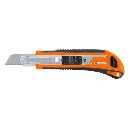Cuchilla Cutter 6" con Alma Metálica + 03 Hojas Truper 16977