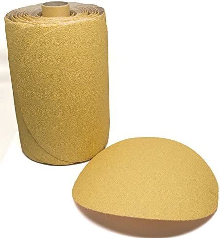 Discos de lijado de 6 pulgadas 6" 100 piezas rollo de papel de lija PSA