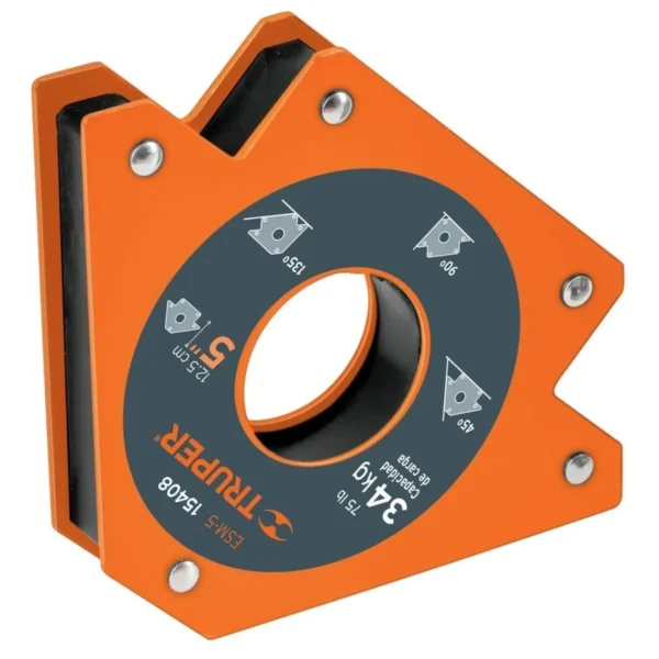 Escuadra magnética 5" para soldar capacidad 34 Kg Truper