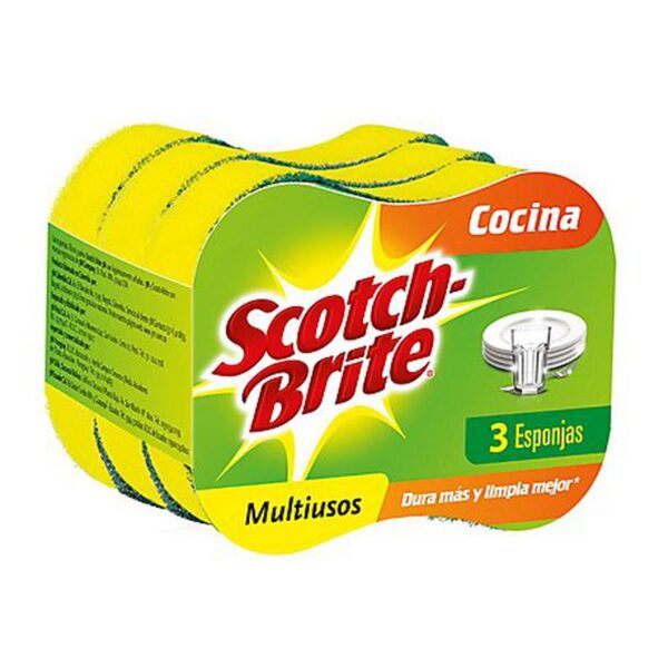 Esponja Scotch Brite 2en1 x3