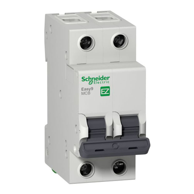 INTERRUPTOR TERMOMAGNETICO , EASY9 , 2 X 20 A 10/6KA 230/400 EZ9F56220