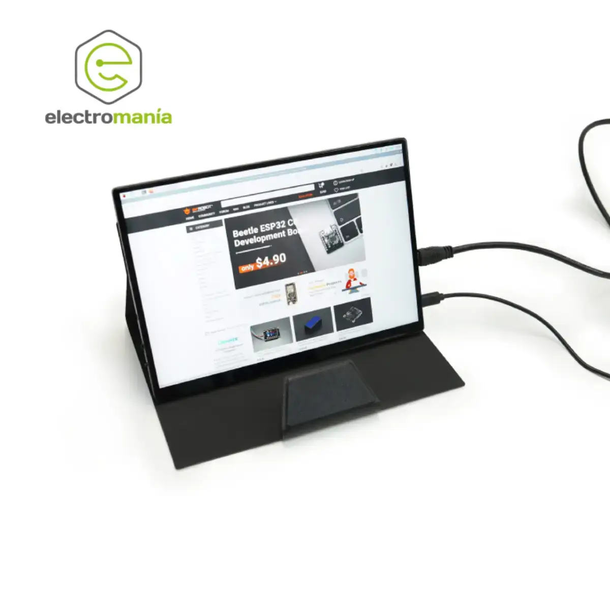 Monitor Portátil Táctil LED de 10.5 pulgadas 1920×1280 para Raspberry Pi / NVIDIA / LattePanda