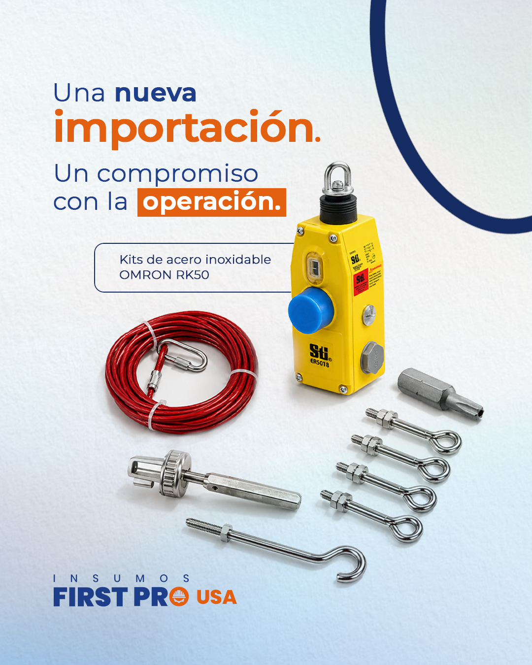 Importación de componentes industriales: First Pro gestiona kits OMRON RK50 para Agrícola Beta a través de First Pro USA Importación de componentes industriales: First Pro gestiona kits OMRON RK50 para Agrícola Beta a través de First Pro USA