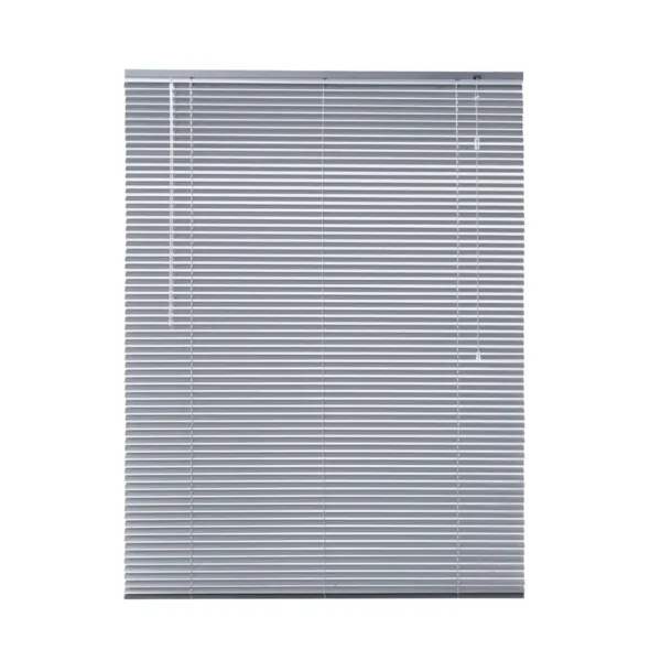 Persiana Horizontal De Aluminio 120x165cm Plateado