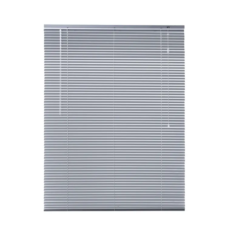 Persiana Horizontal De Aluminio 120x165cm Plateado