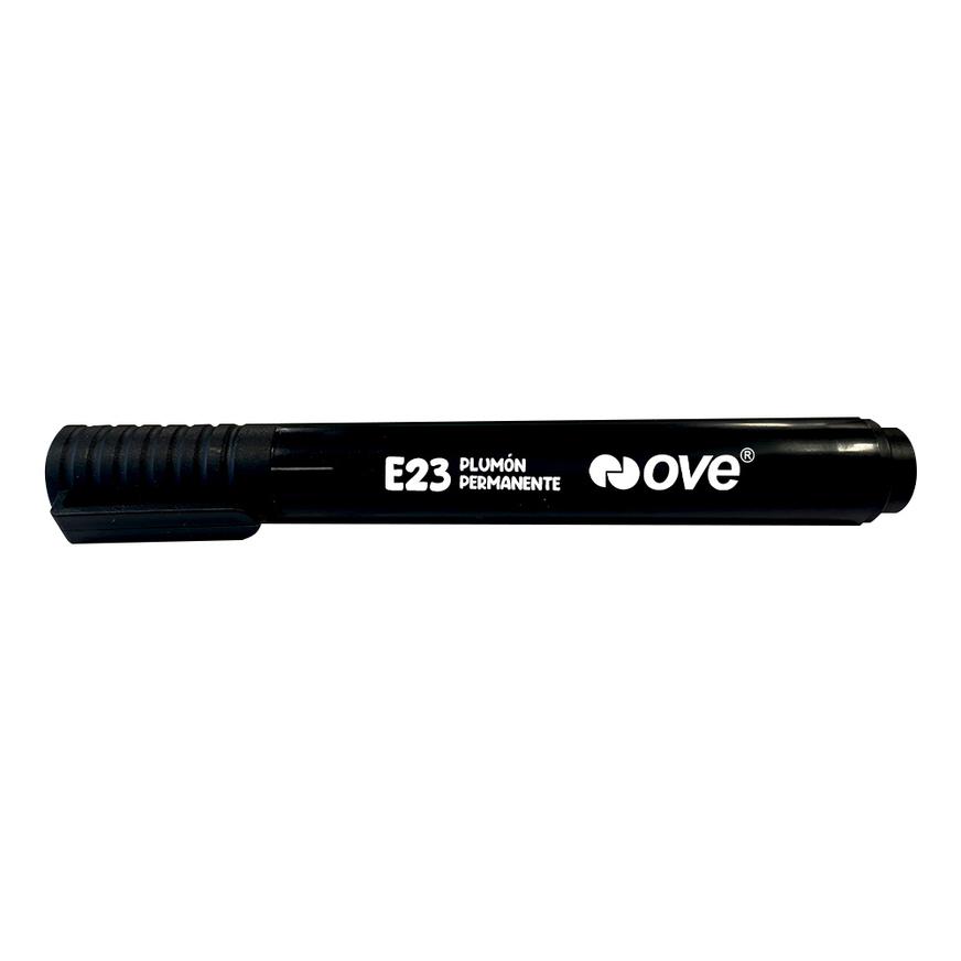 Plumón Indeleble Jumbo Ove E23 Negro
