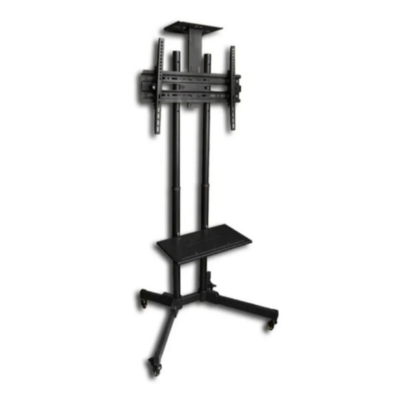 Rack Pedestal Móvil Con Repisa Led 37"