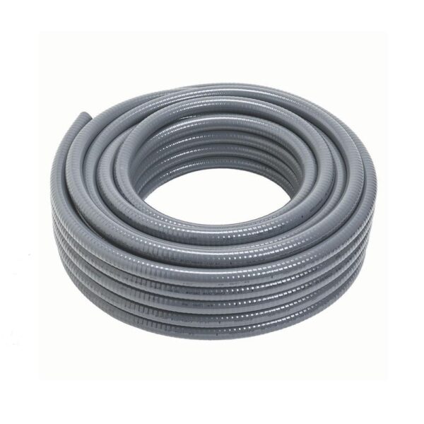 Tubería Flexible con Forro de PVC Gris 1 1/2 Liquid Tight con Certificado